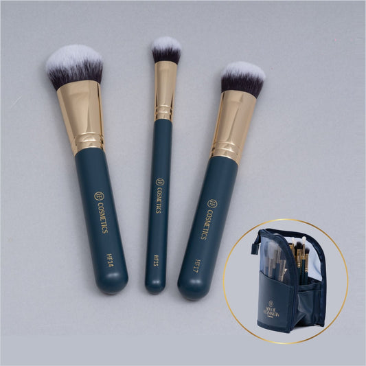 The 3 Brushkateers + Makeup Brush Bag