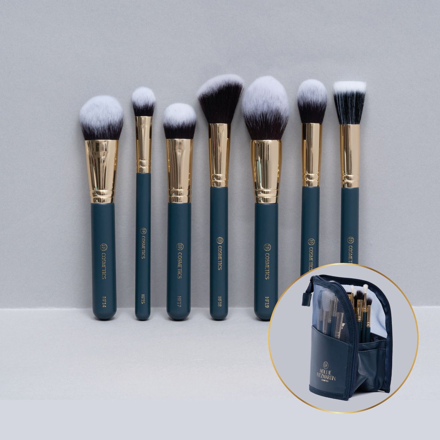 Vegan LET’S FACE IT SET + Makeup Brush Bag.